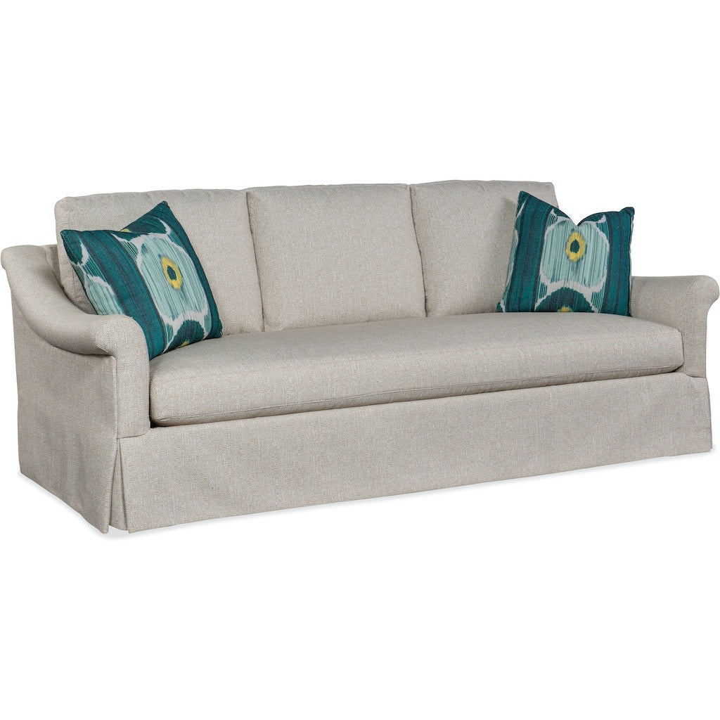 Hooker Furniture Custom, Emme Skirted Sofa (Topstitch) - SK31-002