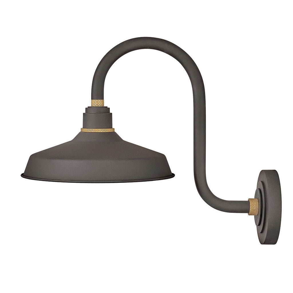 Hinkley Lighting, Outdoor Foundry Classic - Small Tall Gooseneck Barn Light