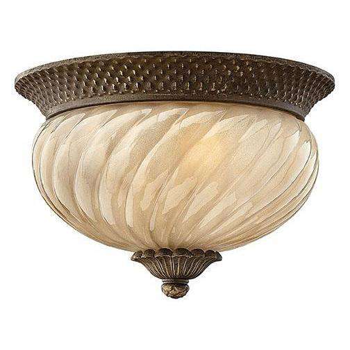 Hinkley Lighting, Outdoor Plantation Flush Mount - 12"