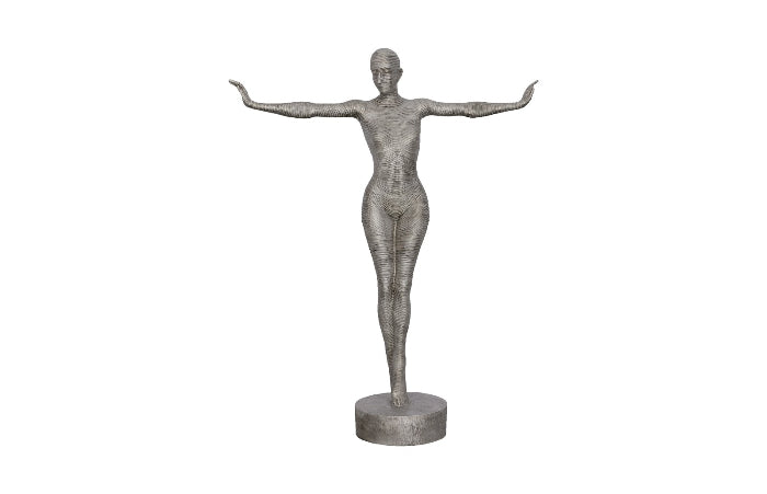 Phillips Collection, Outstretched Arms Standing Sculpture - Aluminum