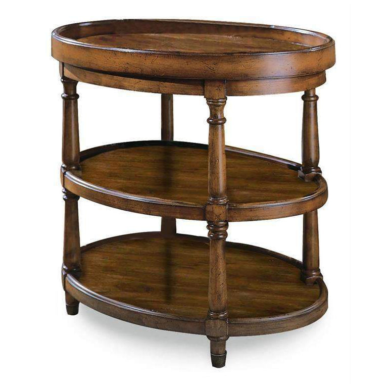 Hooker, Oval Accent Table w/ Removable Tray