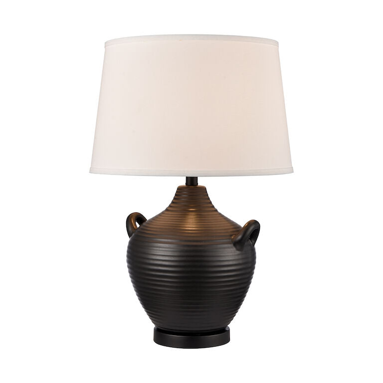 Elk Home, Oxford 25'' High 1 - Light Table Lamp - Black