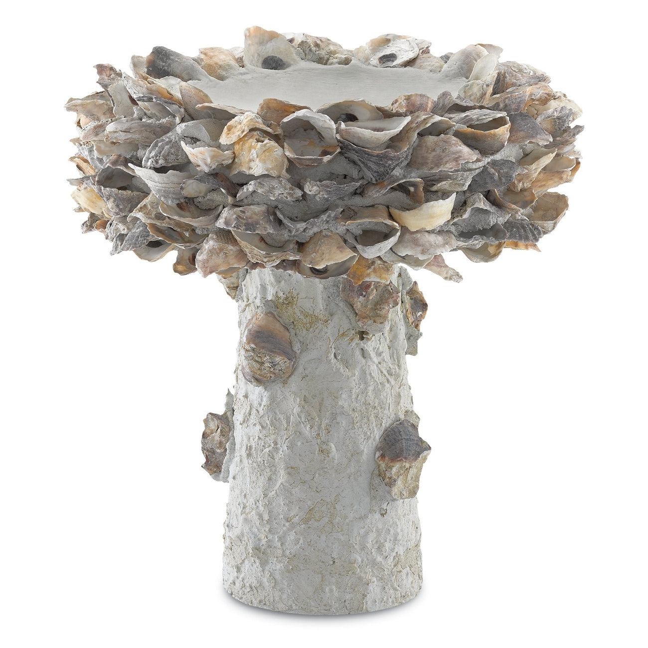 Currey, Oyster Shell Bird Bath