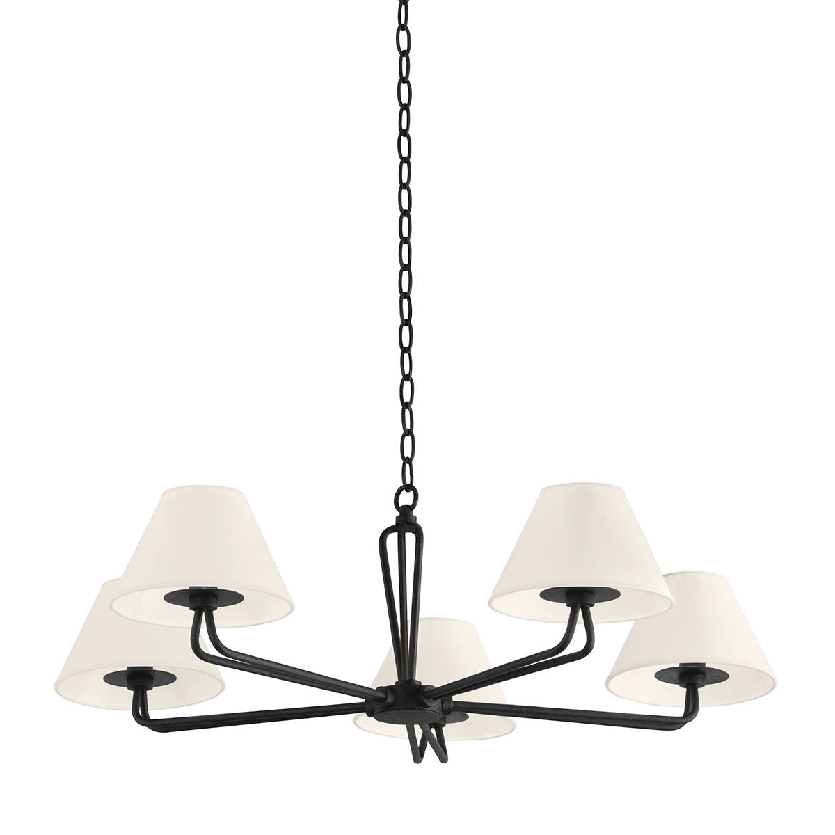 Troy Lighting, Ozias 5 Light Chandelier