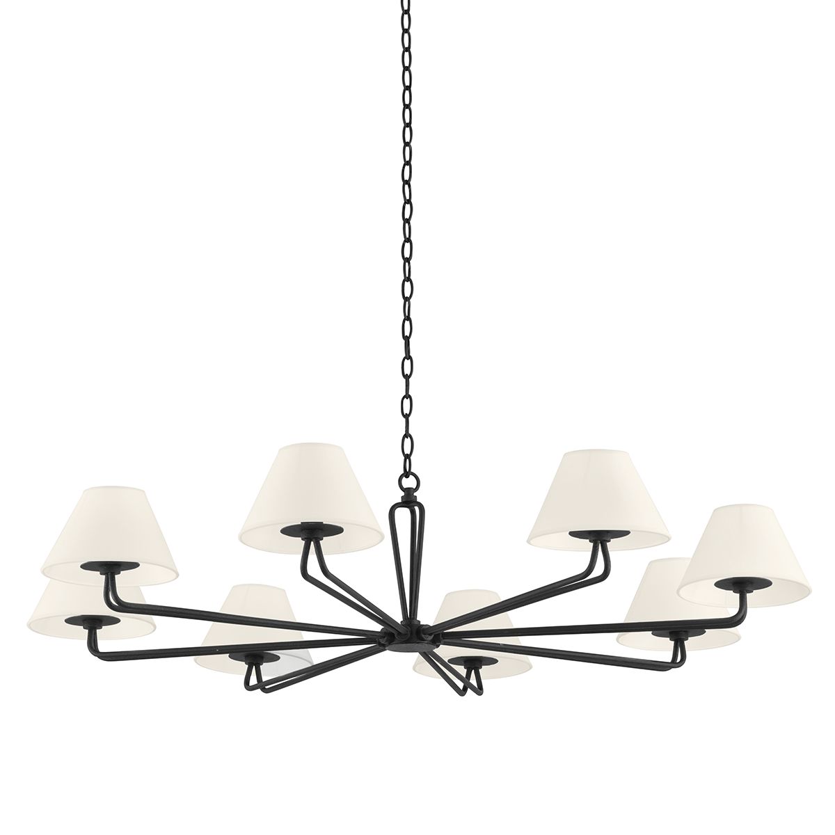 Troy Lighting, Ozias 8 Light Chandelier