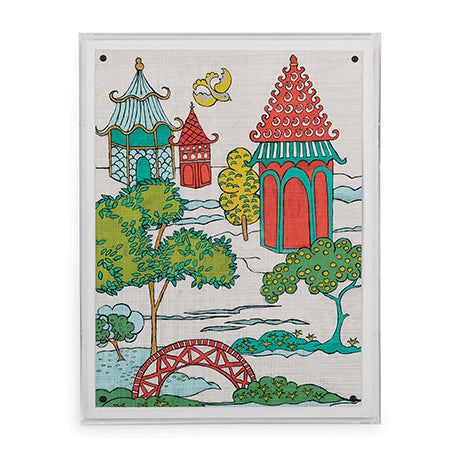 Port 68, Pagoda Landscape Artwork