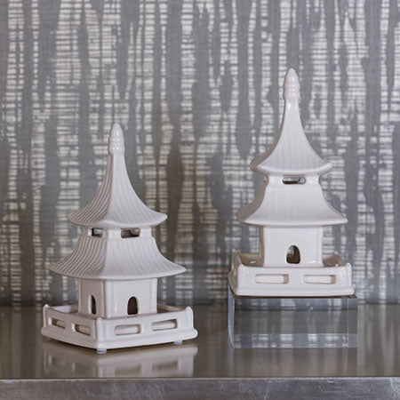 Port 68, Pagoda Short Objects - Set of 2