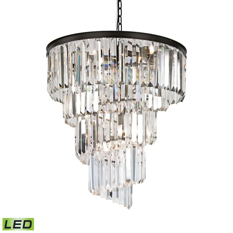 Elk Home, Palacial 26'' Wide 9 - Light Chandelier - Oil Rubbed Bronze