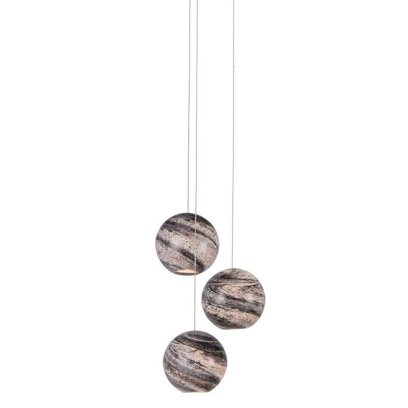 Currey, Palatino 3 - Light Multi - Drop Pendant