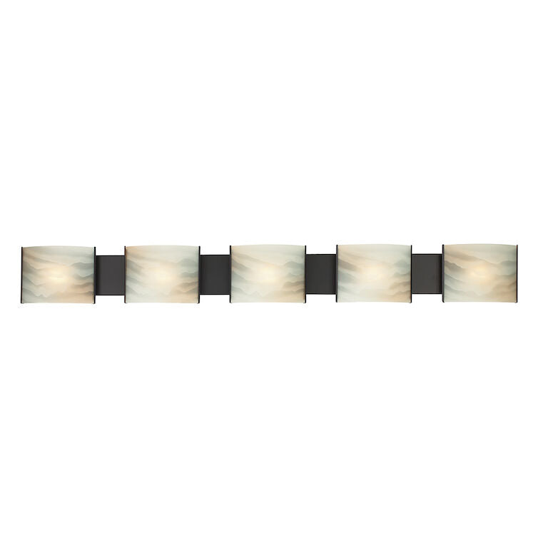 Elk Home, Pannelli 52'' Wide 5 - Light Vanity Light