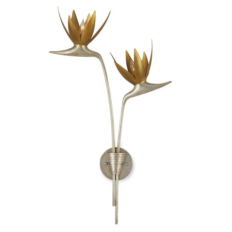 Currey, Paradiso Gold & Silver Wall Sconce