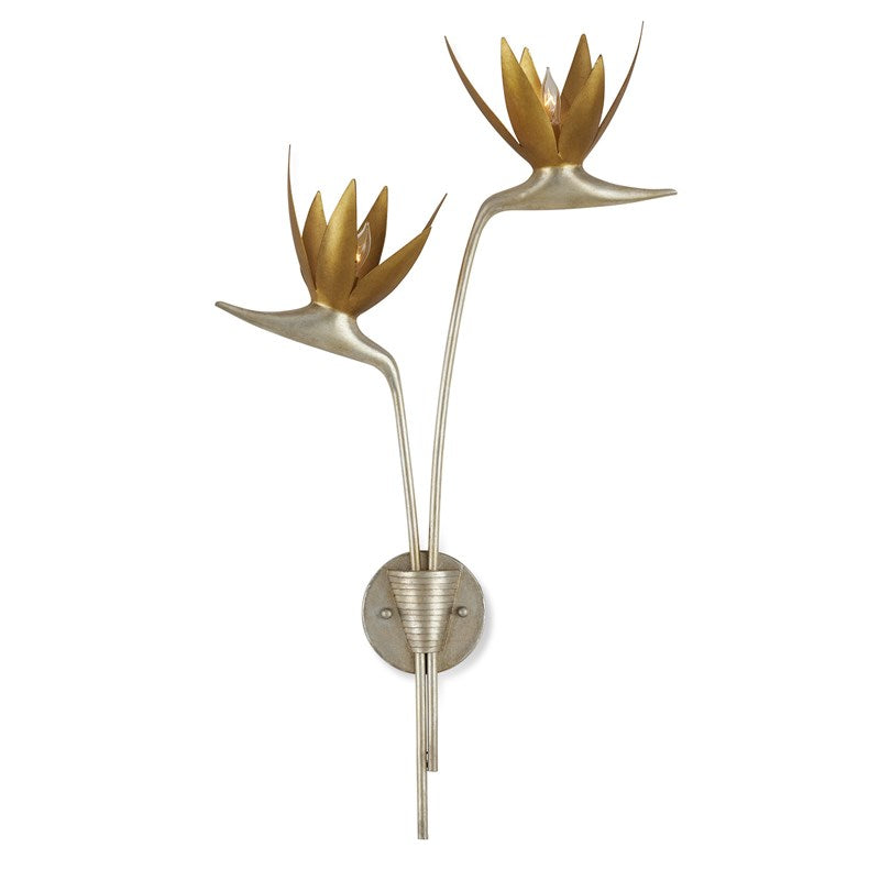 Currey, Paradiso Gold & Silver Wall Sconce