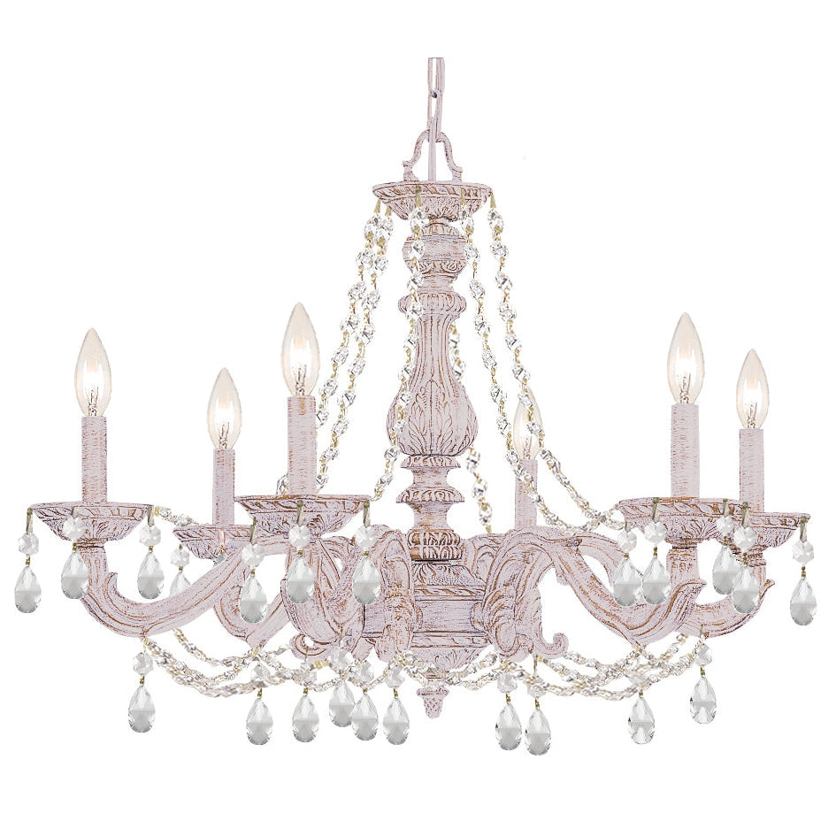 Crystorama Lighting Company, Paris Market 6 Light Crystal Chandelier