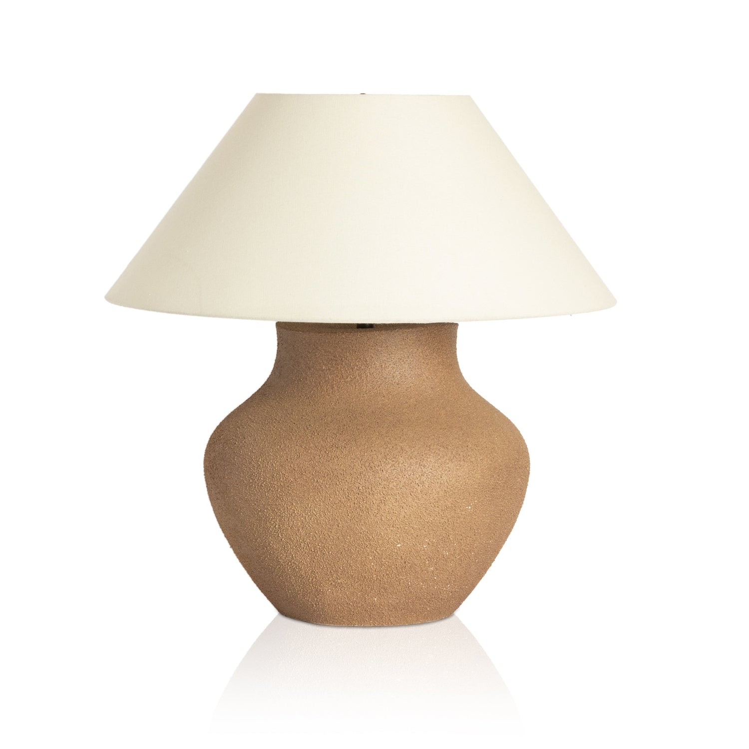 Four Hands, Parma Ceramic Table Lamp - Dark Sand