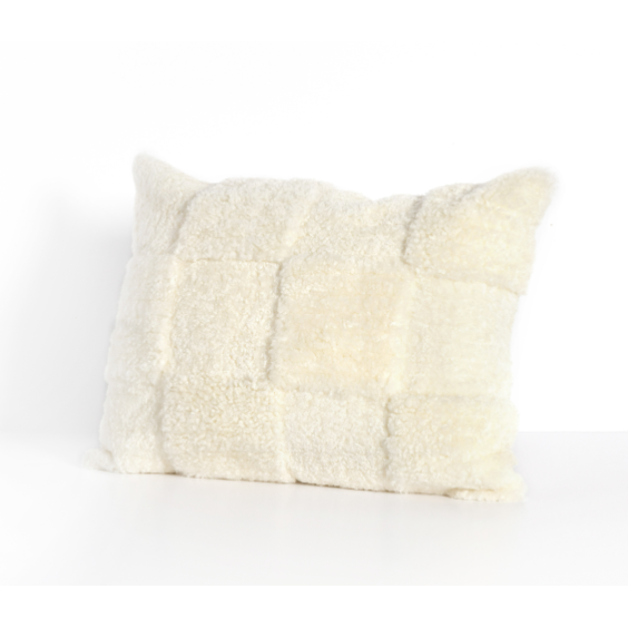 Four Hands, Patchwork Shearing Lumbar Pillow