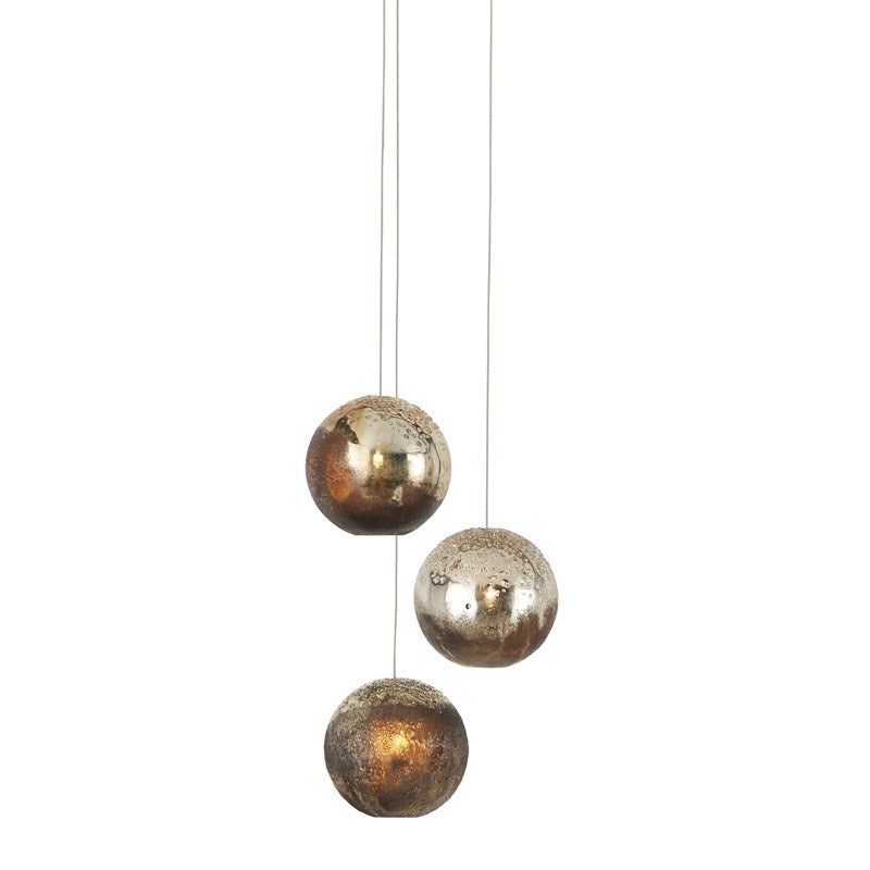 Currey, Pathos 3 - Light Multi - Drop Pendant