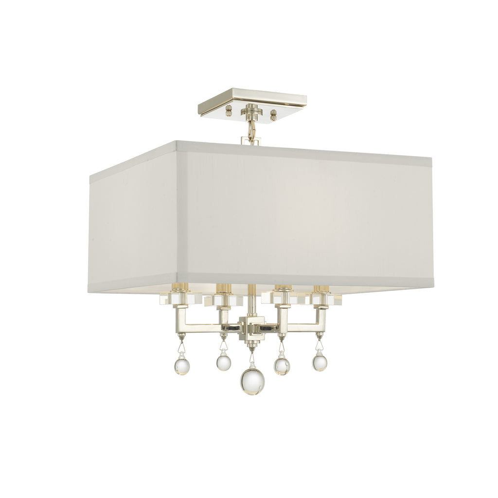 Crystorama Lighting Company, Paxton 4 Light Semi-Flush