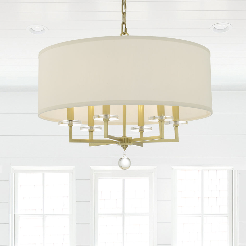 Crystorama Lighting Company, Paxton 6 Light Chandelier