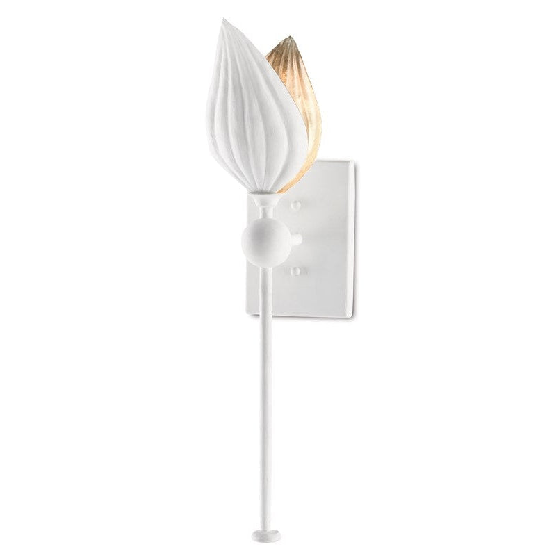 Currey, Peace Lily Wall Sconce