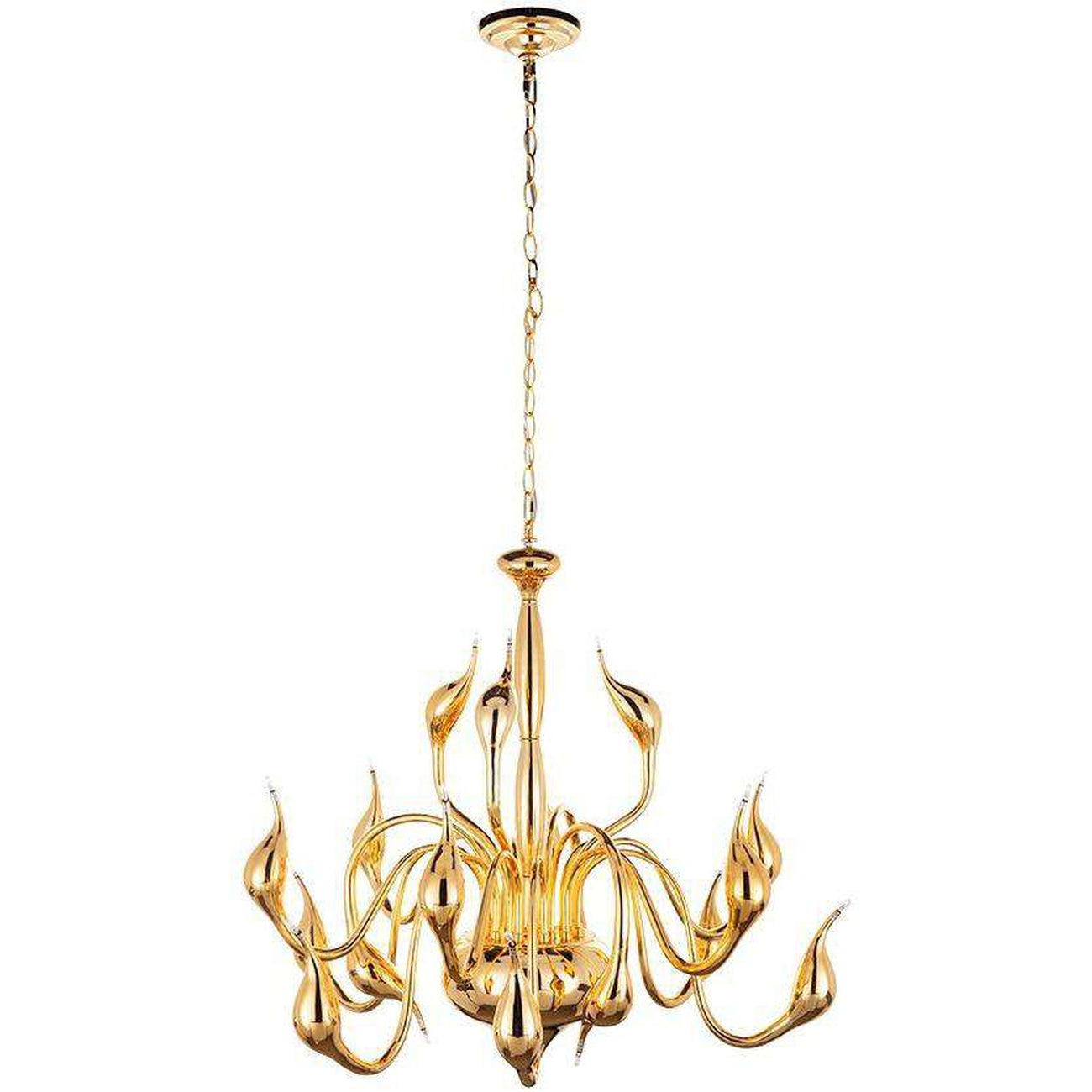 France & Son, Peadar Chandelier - Gold