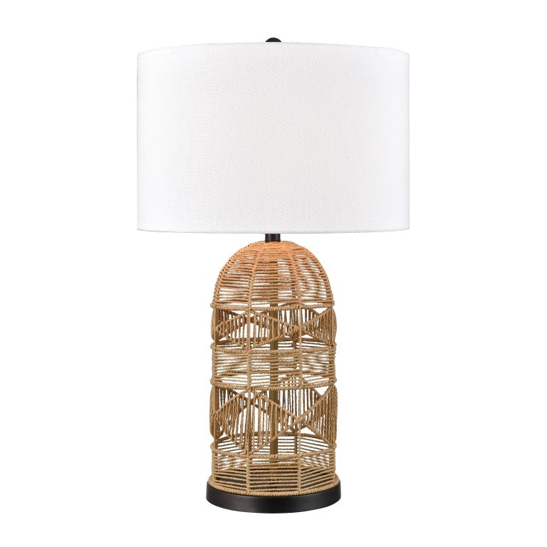 Elk Home, Peckham 30'' High 1 - Light Table Lamp - Natural