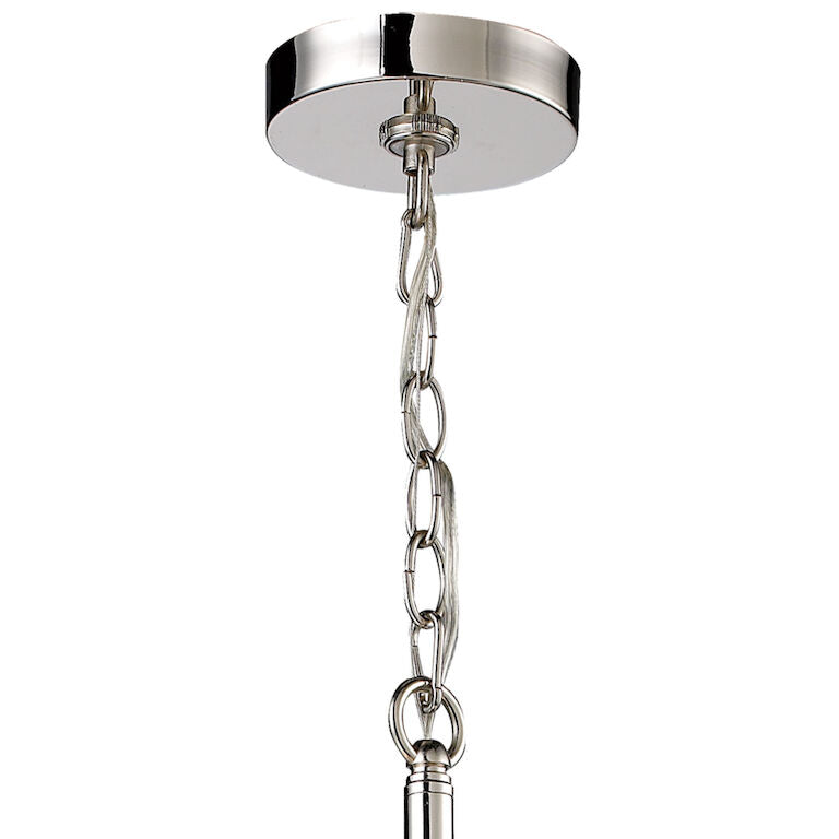 Elk Home, Pembroke 24'' Wide 6-Light Chandelier - Polished Nickel