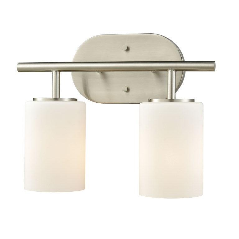 Elk Home, Pemlico 13'' Wide 2-Light Vanity Light - Satin Nickel