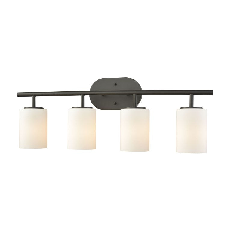 Elk Home, Pemlico 28'' Wide 4-Light Vanity Light - Satin Nickel