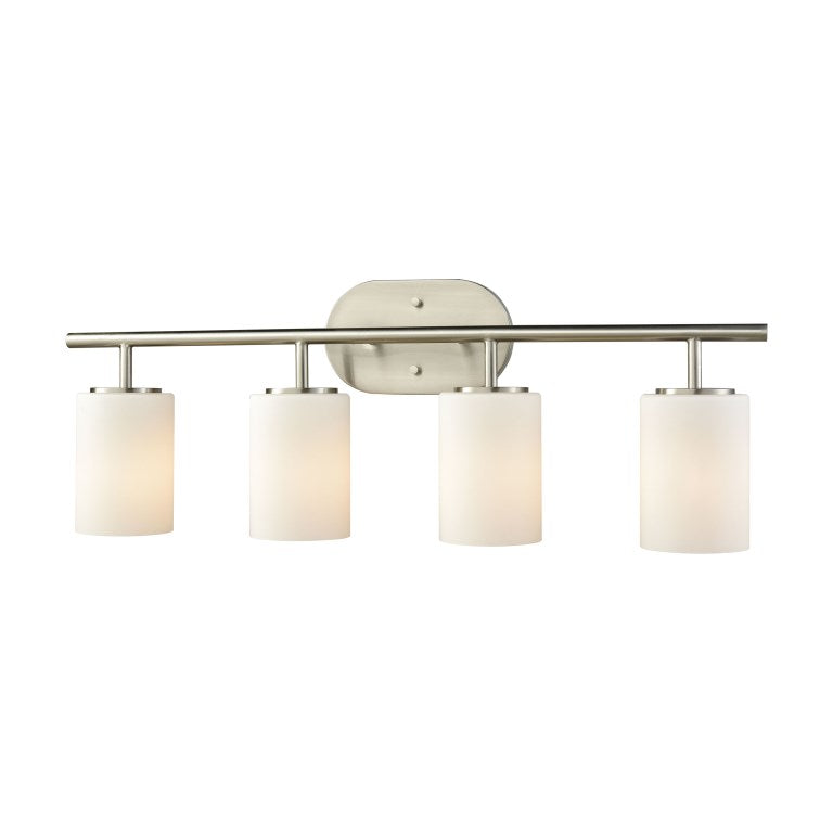 Elk Home, Pemlico 28'' Wide 4-Light Vanity Light - Satin Nickel