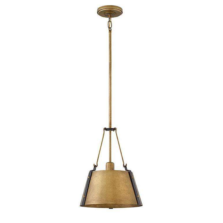 Hinkley Lighting, Pendant Cartwright Rustic Brass