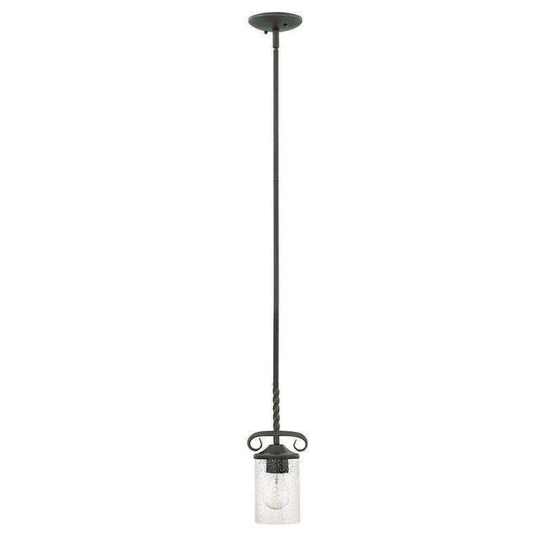 Hinkley Lighting, Pendant Casa Olde Black With Clear Seedy