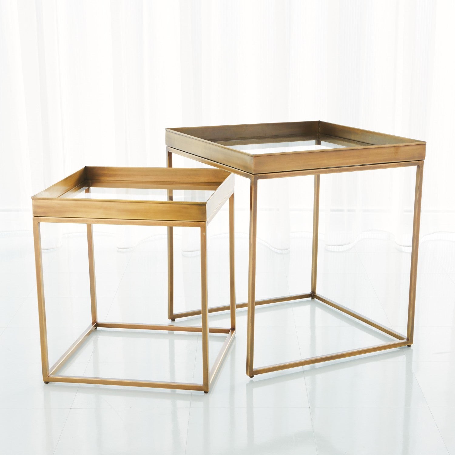 Global Views, Perfect Nesting Tables - Set of 2