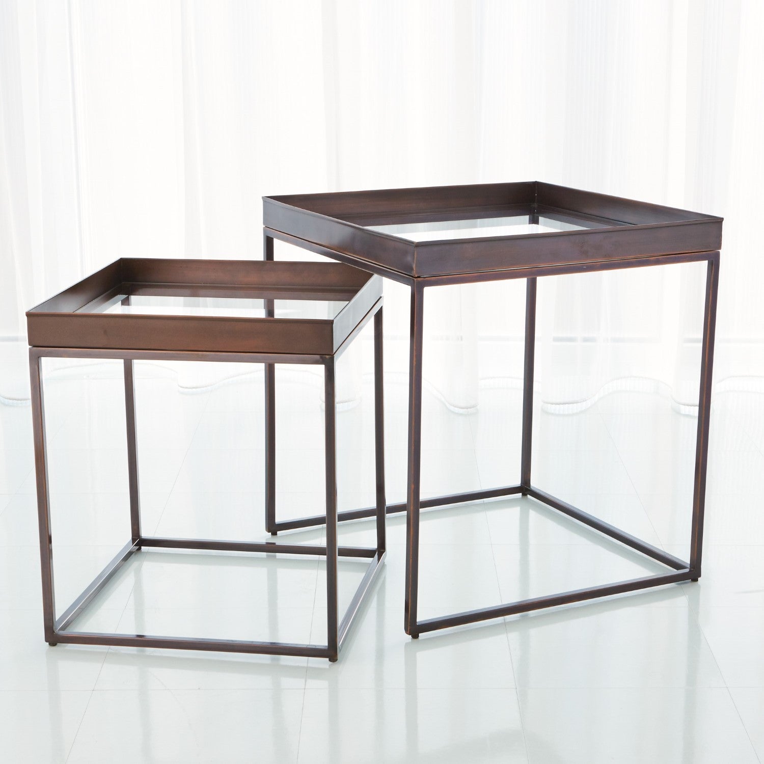 Global Views, Perfect Nesting Tables - Set of 2