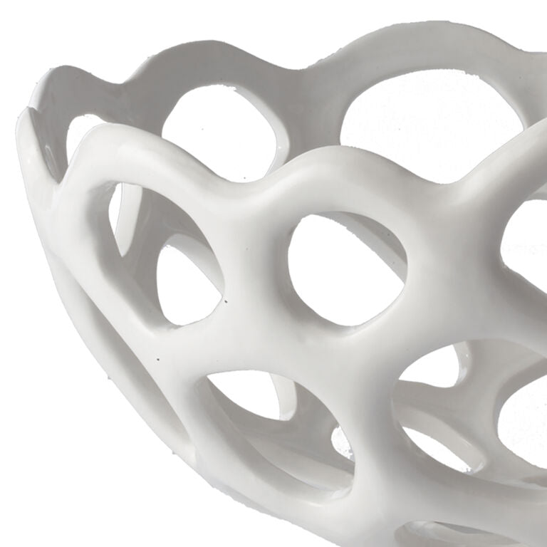 Elk Home, Perforated Porcelain Bowl