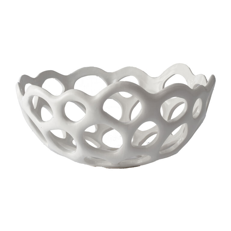 Elk Home, Perforated Porcelain Bowl