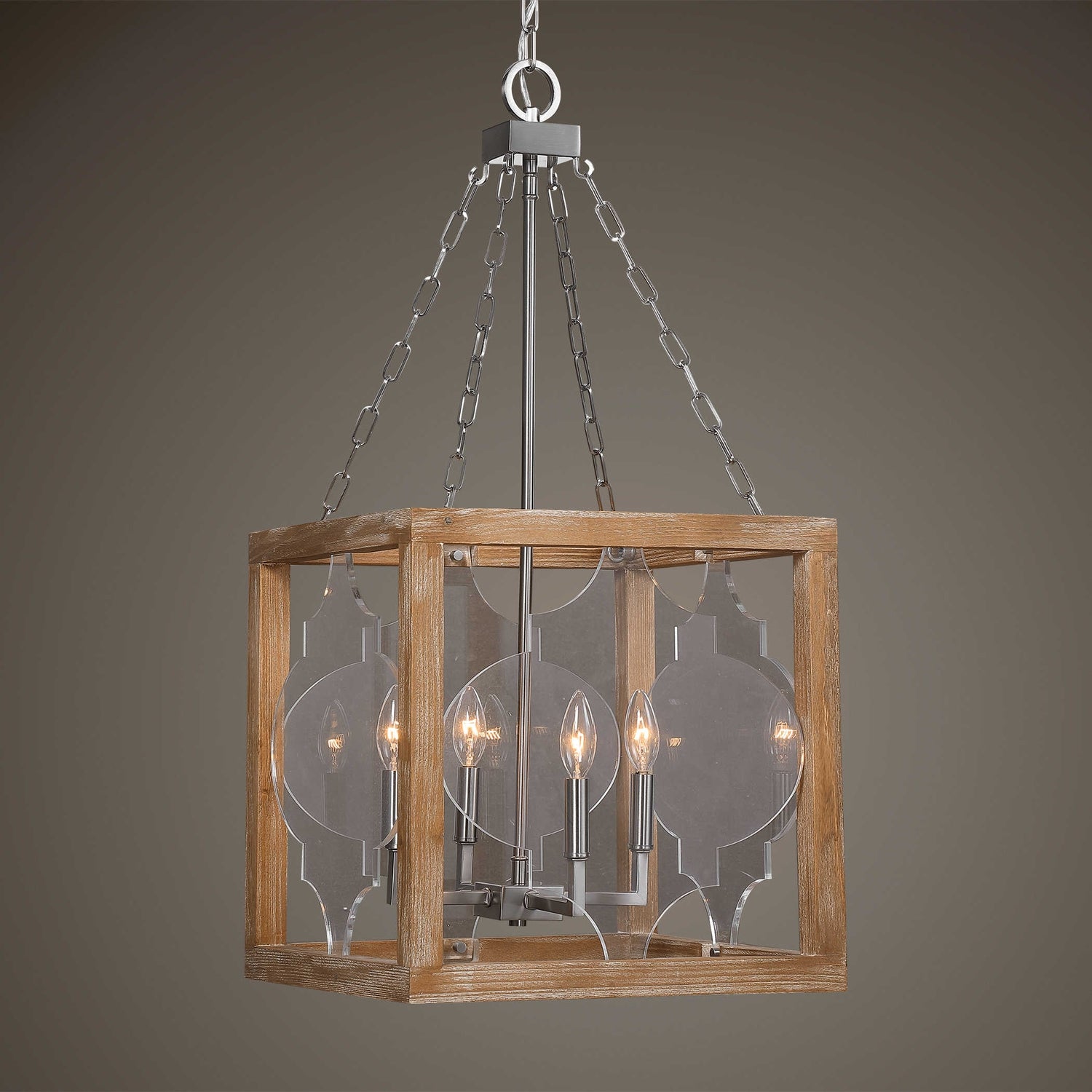 Uttermost, Perspex 4 Light Pendant