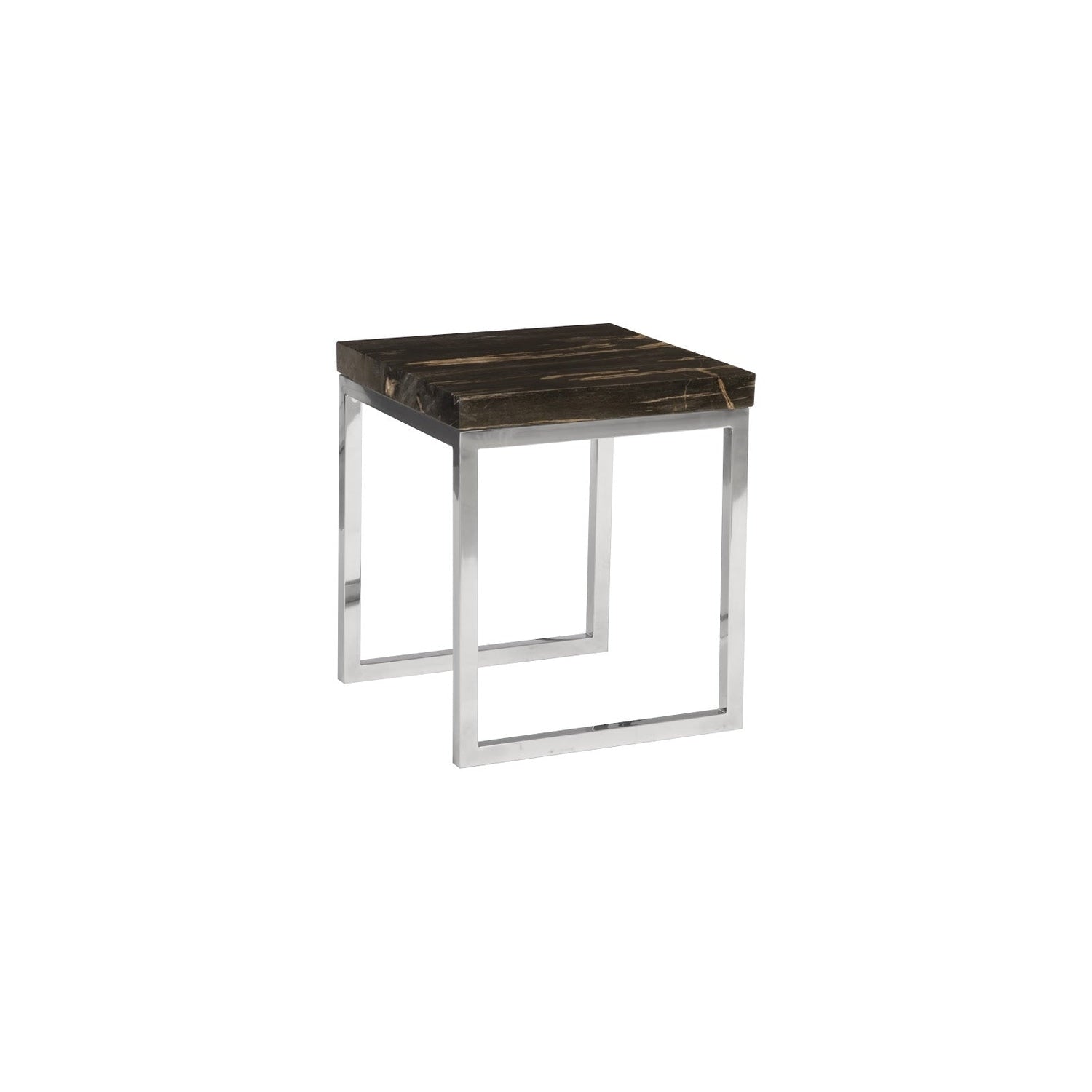 Phillips Collection, Petrified Wood Side Table, Laminated