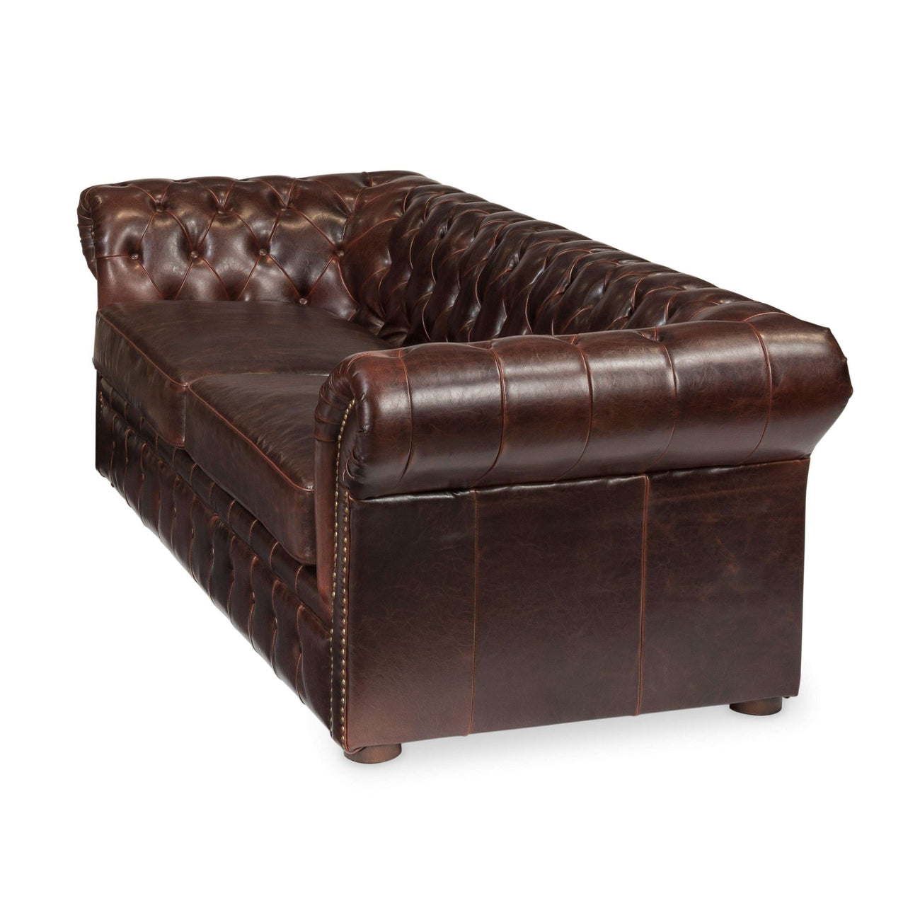 SARREID, Piccadilly 3 Seat Sofa, Club Leather