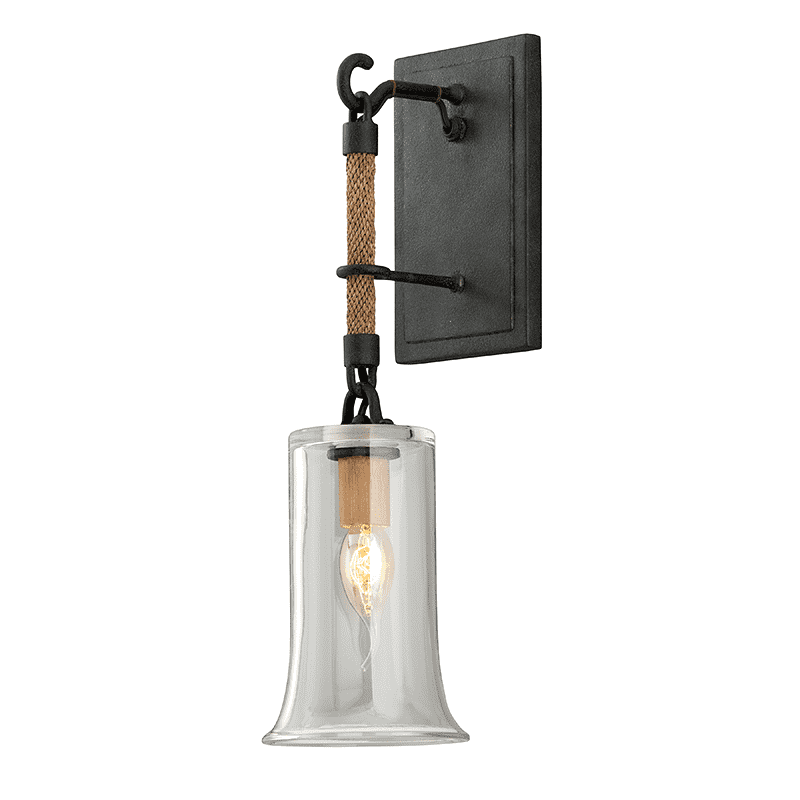 Troy Lighting, Pier 39 1Lt Wall Sconce Shipyard Bronze