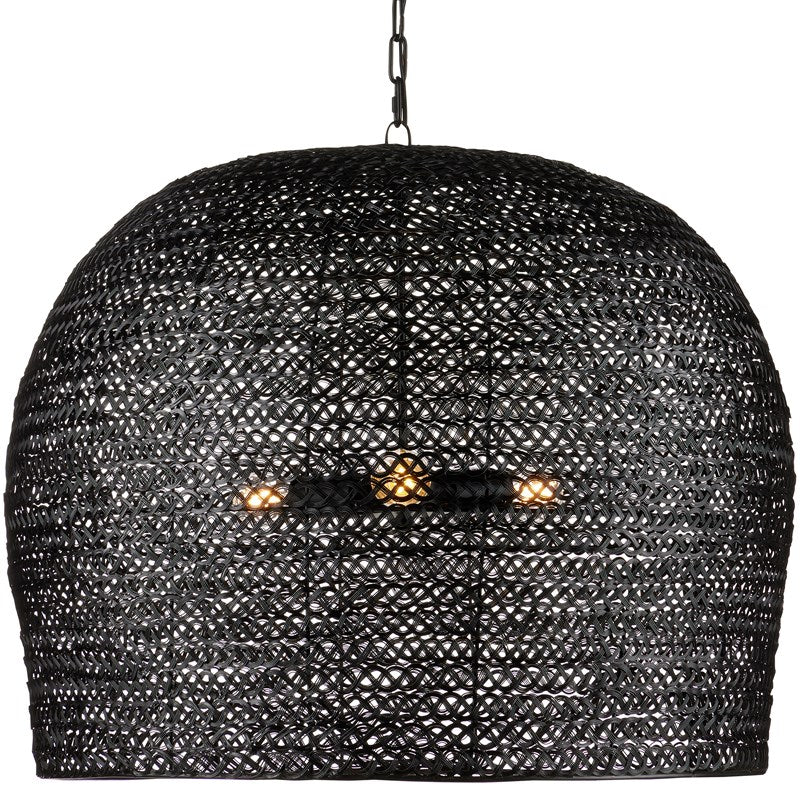 Currey, Piero Black Large Pendant