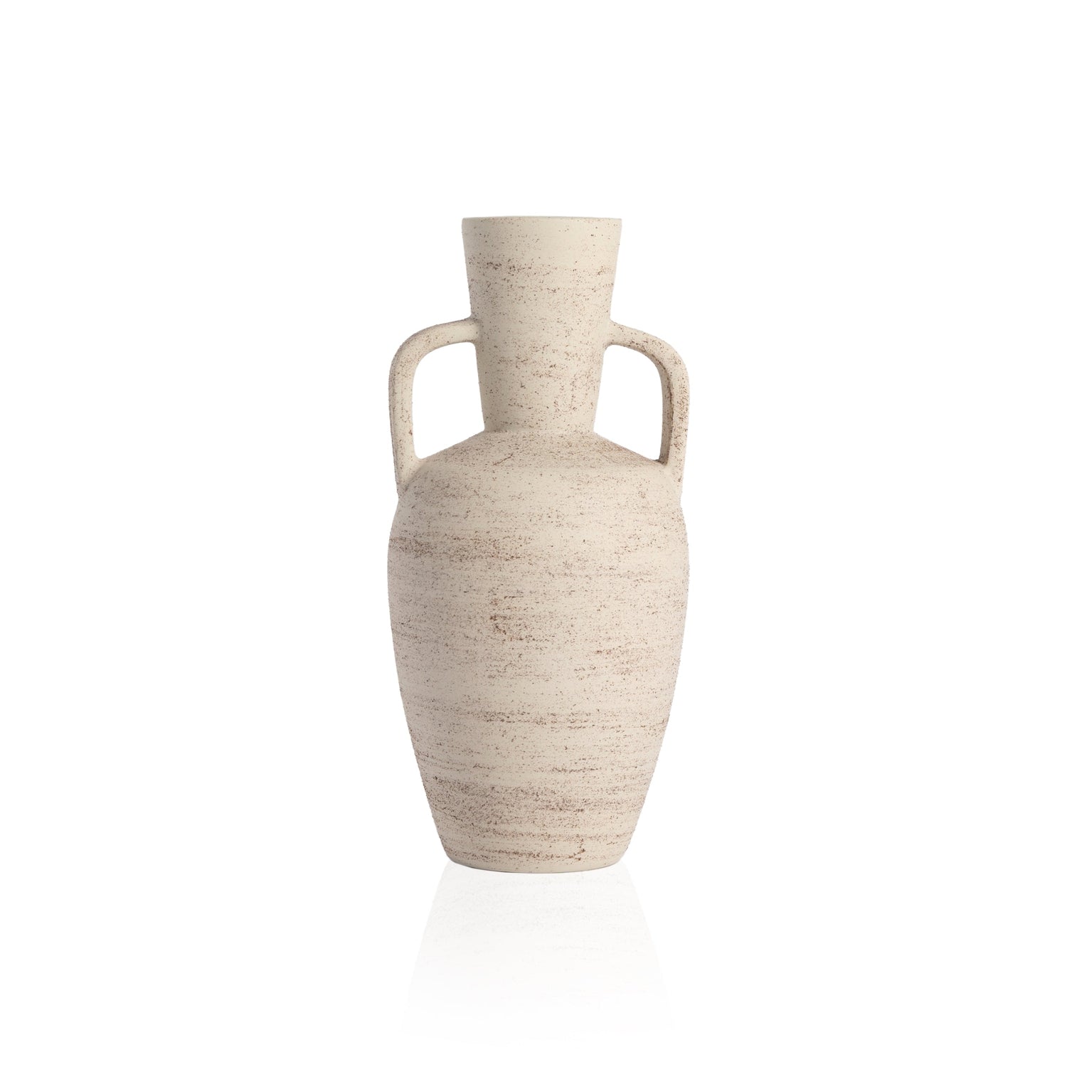 Four Hands, Pima Small Vase - Distressed Cream