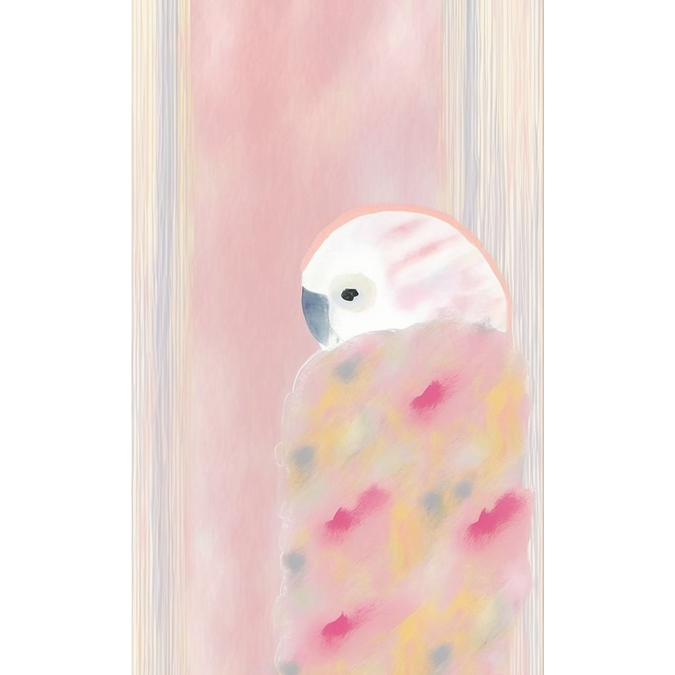 FASart, Pink Paradise: Rainbow Parrot - Limited Edition Print