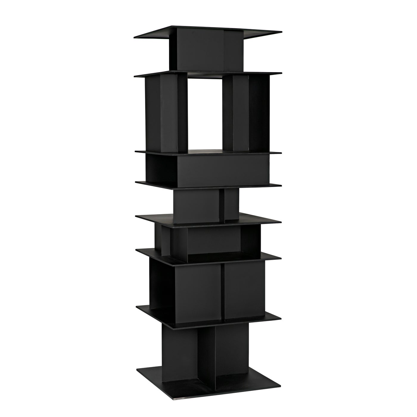 Noir, Pisa Shelf - Black Steel