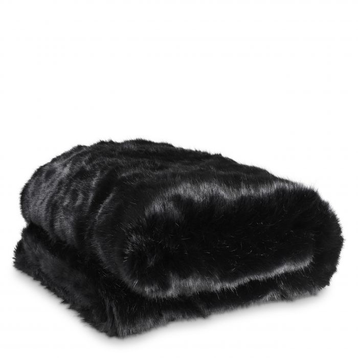 Eichholtz, Plaid Alaska Faux Fur Throw