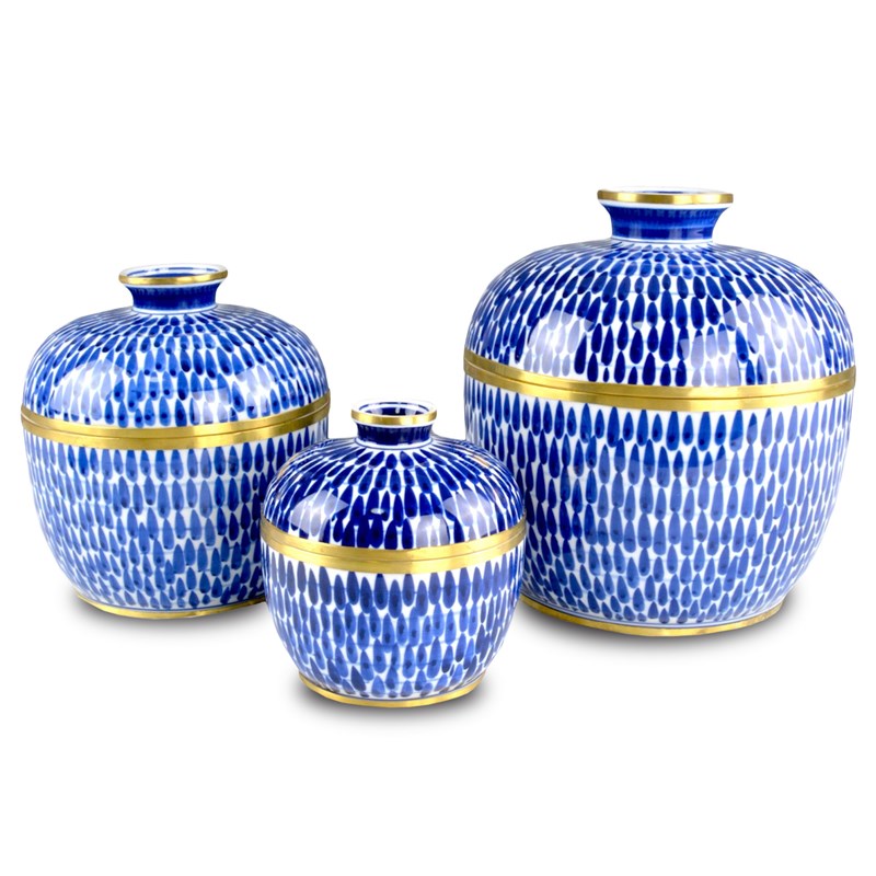 Currey, Plavan Jar Set of 3