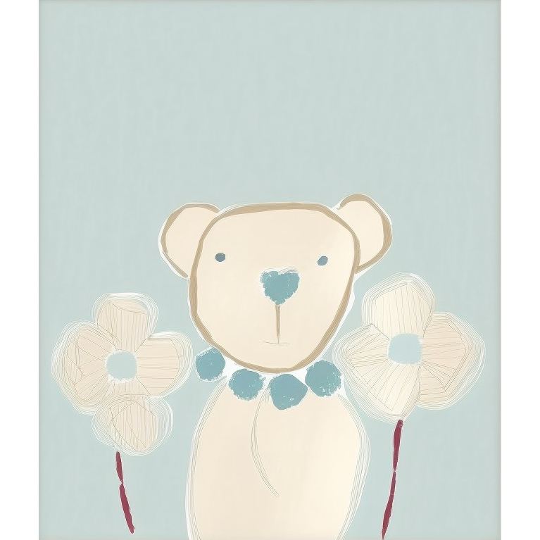 FASart, Playful Memories: A Sketch of a Cute Teddy Bear - Limited Edition Print