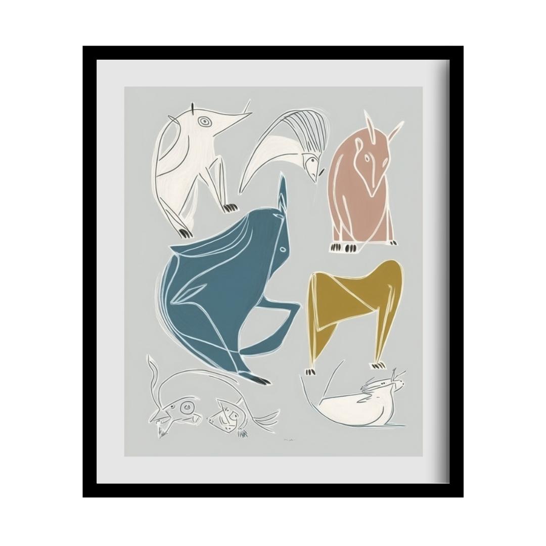 FASart, Playful Pals - Limited Edition Print