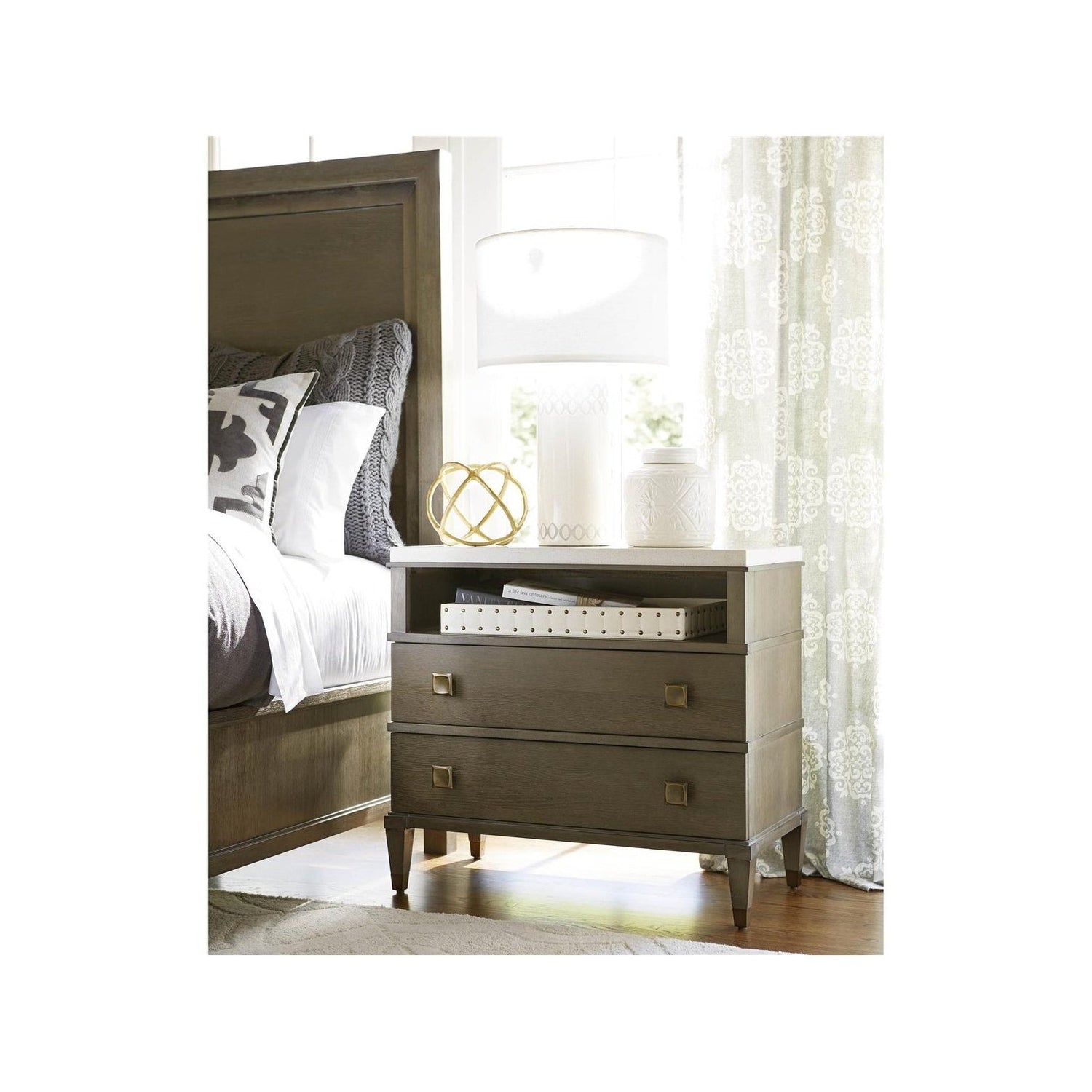 Universal Furniture, Playlist - Two Drawer Nightstand