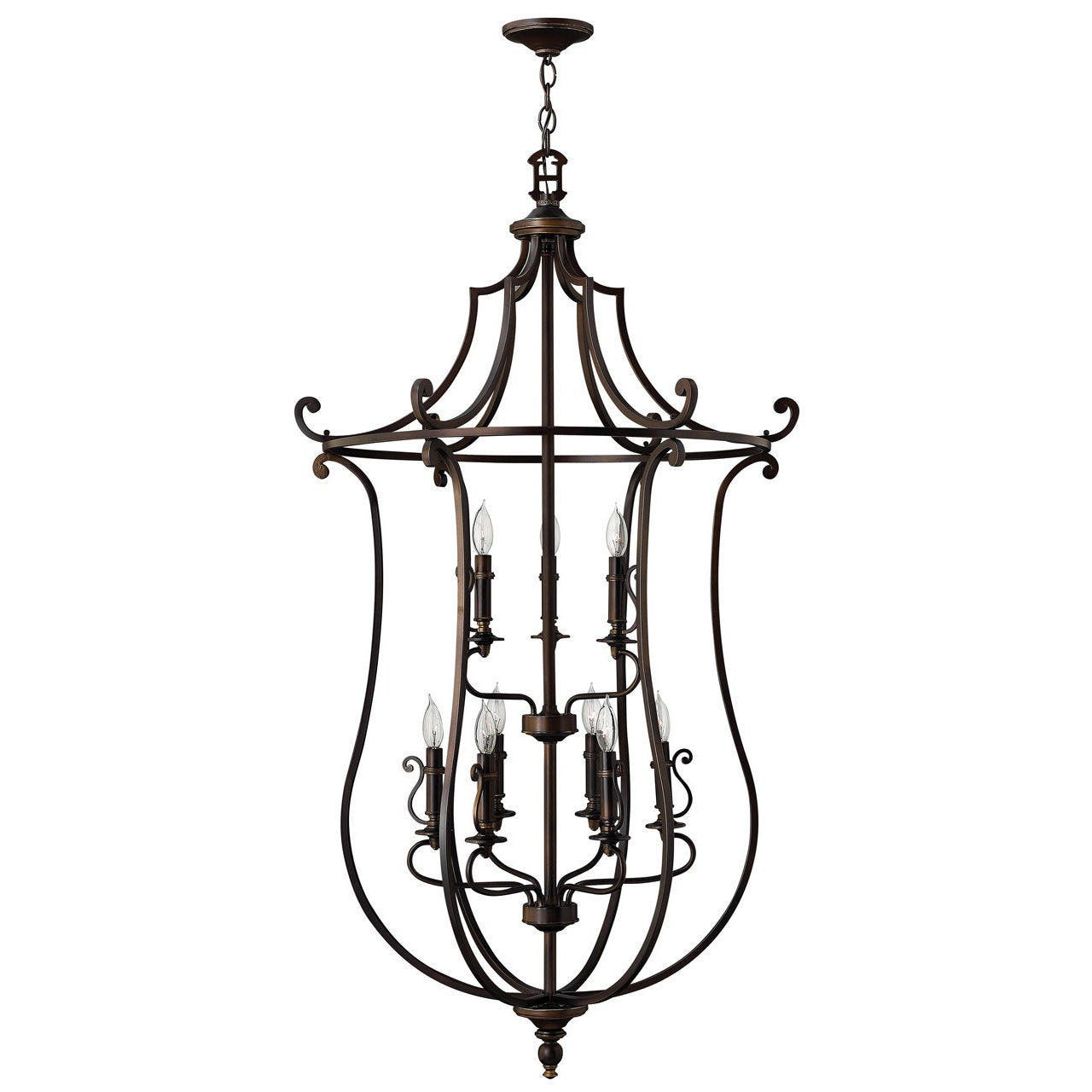 Hinkley Lighting, Plymouth Large Open Frame Two Tier