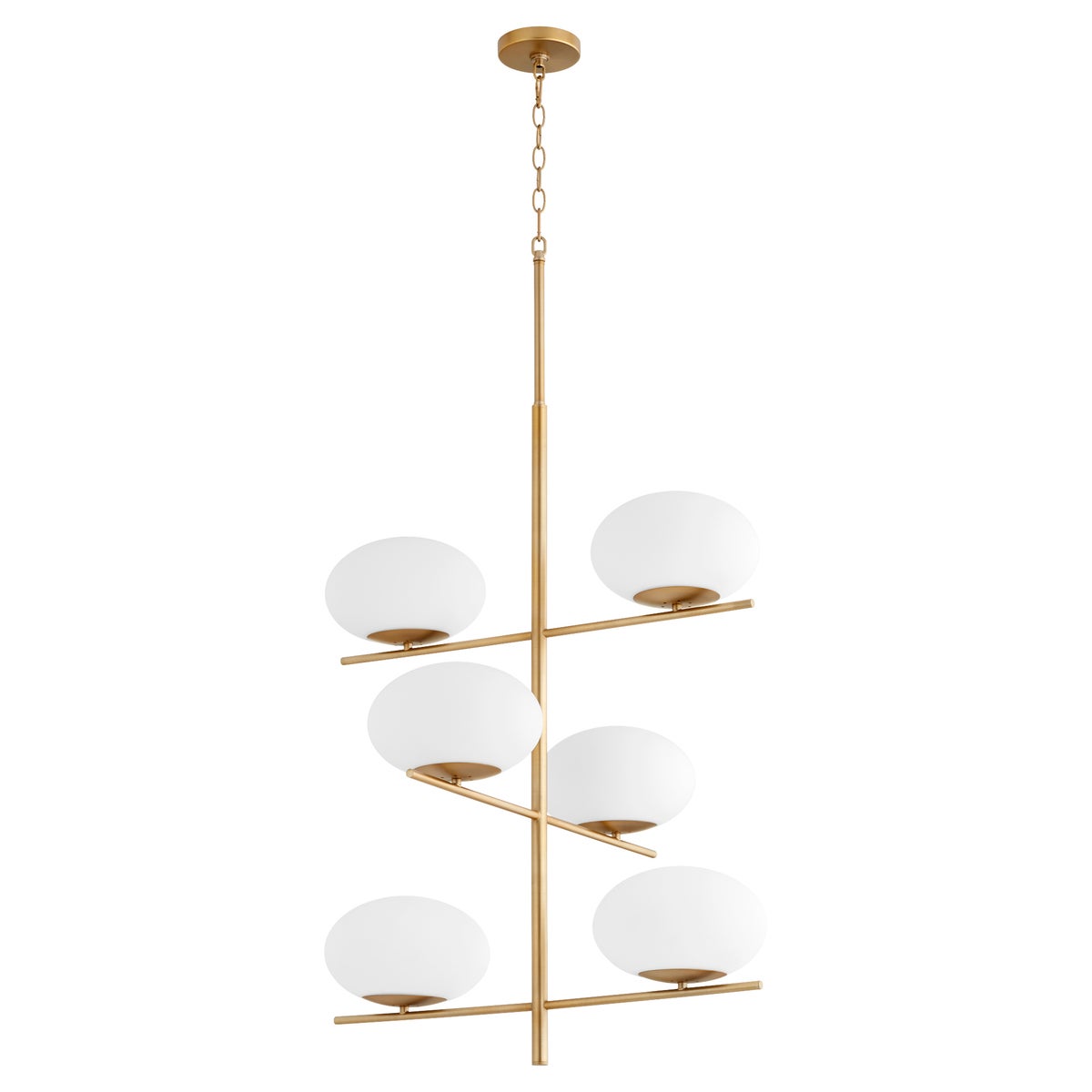 Cyan Design, Pod Chandelier Aged Brass - Large